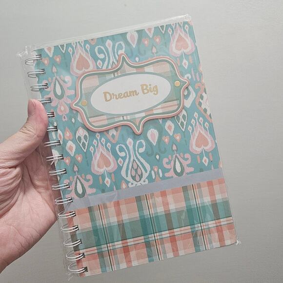 Vintage Y2K Adorable Greenbrier Cabernet 60 Sheet Notebook DREAM BIG - Picture 1 of 4